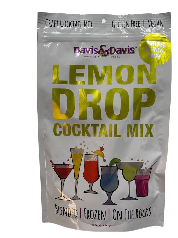 Lemon Drop Cocktail Mix - makes 1/2 Gallon for wholesale by Davis & Davis Gourmet Foods