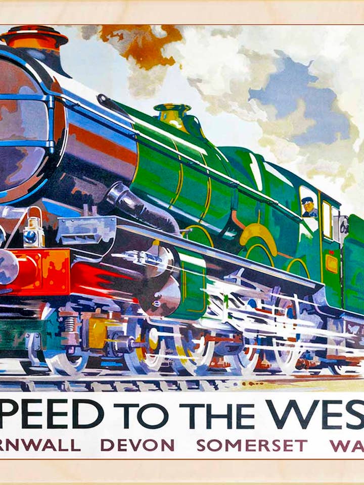 West Country - Miljøvenlige kort og magneter for engroshandel hos THE WOODEN POSTCARD COMPANY