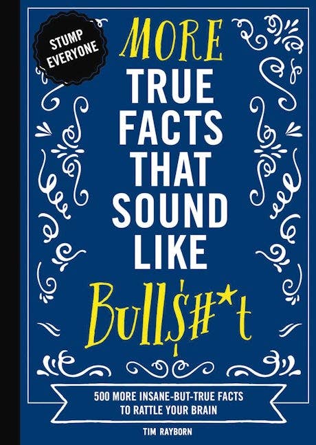 HarperCollins Focus - Wholesale Humor Book - More True Facts That Sound Like Bull$#*t (Softcover)0