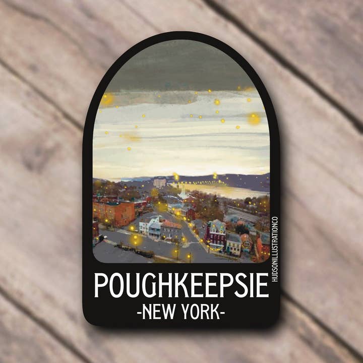 Poughkeepsie New York for wholesale by Hudson Illustration Co - About Town Co