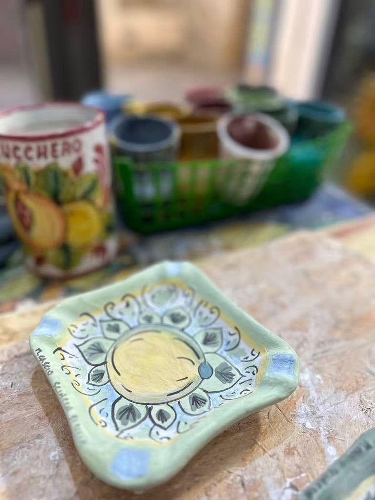 Euro Ceramica Home | ClayBarn - Wholesale Platter - Exclusively on Faire - Sicilia Hand Painted Serving Platter7