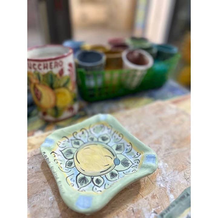 Euro Ceramica Home | ClayBarn - Wholesale Platter - Exclusively on Faire - Sicilia Hand Painted Serving Platter7