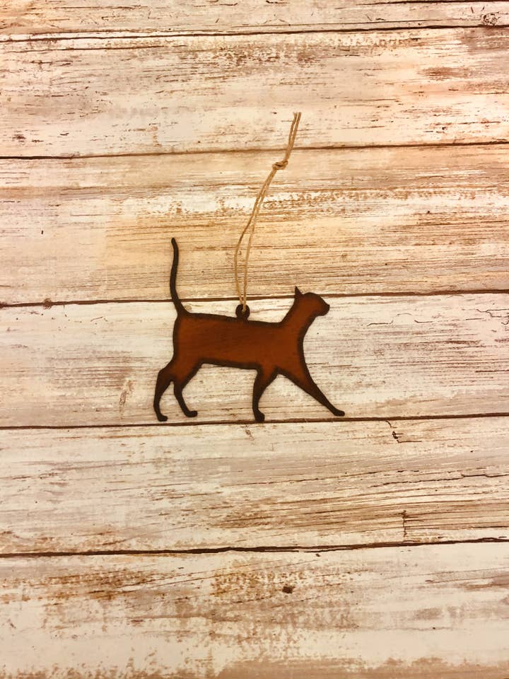 Cat 1 kitty Cat Ornament for wholesale by Universal Ironworks USA