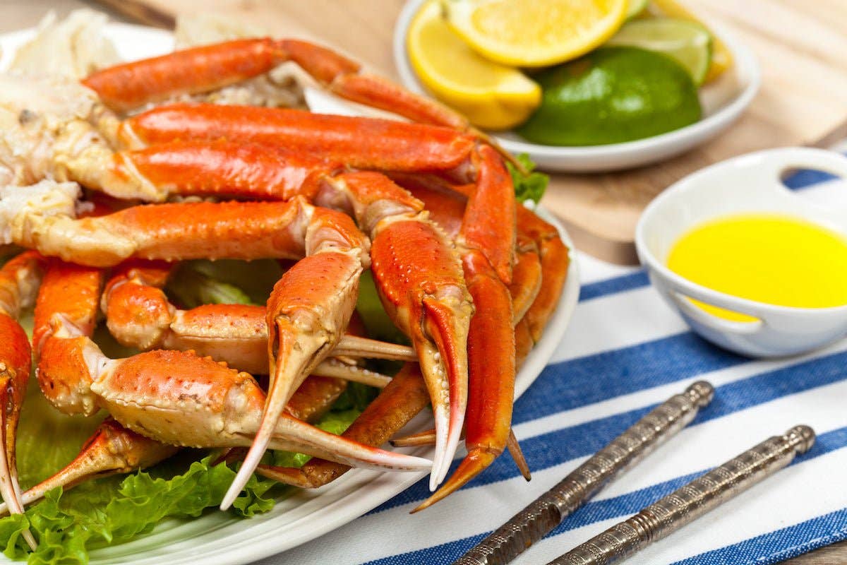 All Fresh Seafood - Wholesale Fish/Seafood - Snow Crab, Clusters, 2 lb Retail Packed Unit2