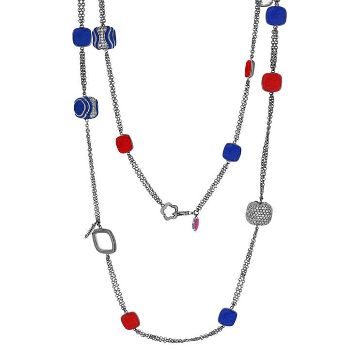 Curvy Swirls Necklace for wholesale by Lauren G Adams