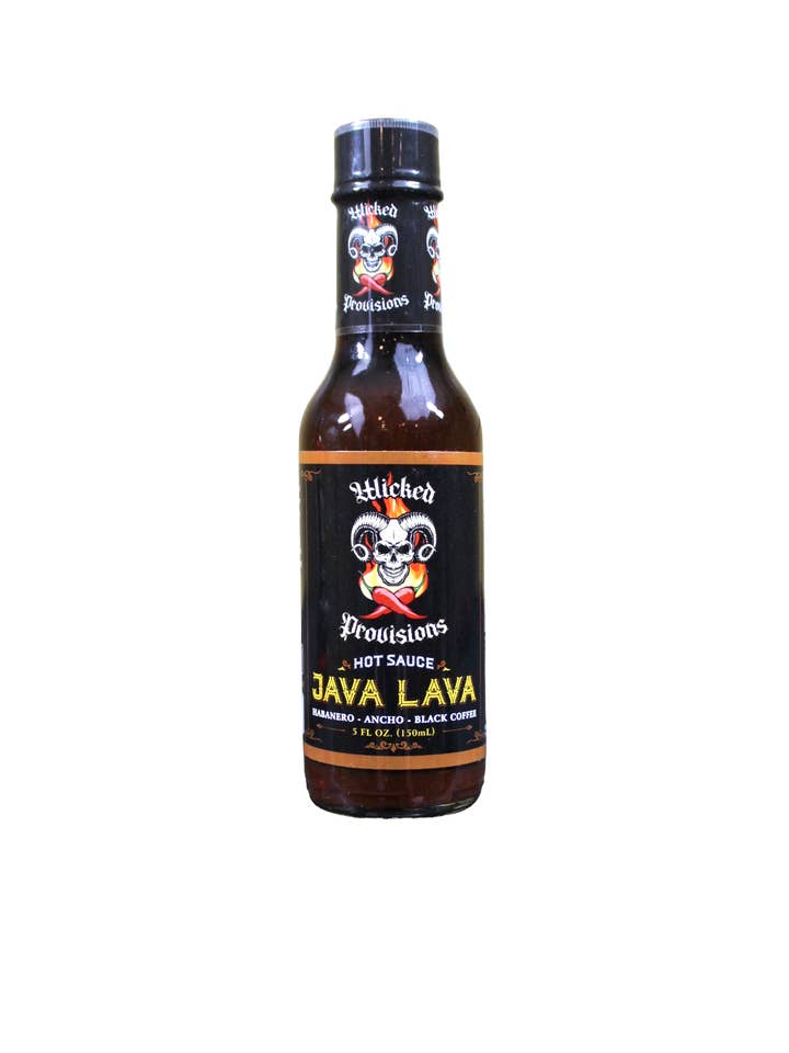 Wicked Provisions - Java Lava Hot Sauce for wholesale by Chef Flaco's Gourmet Foods
