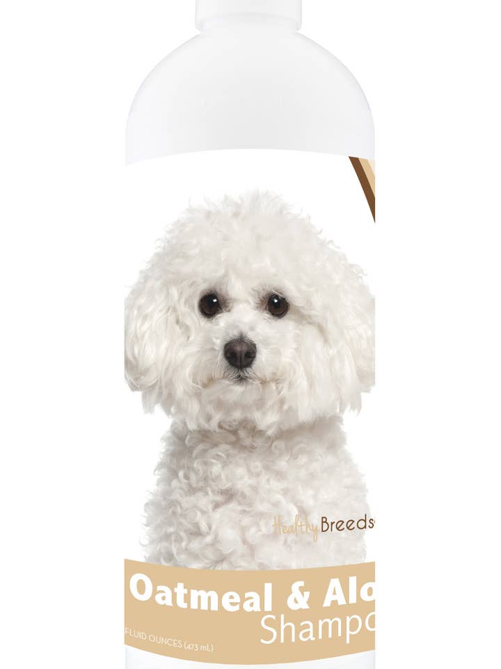 Healthy Races Bichon Frise avoine Shampooing à l'Aloe 16 oz pour la vente par Healthy Breeds