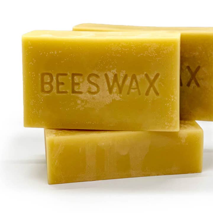 Pure Beeswax 1 lb Block for wholesale by Olivarez Chico Honey