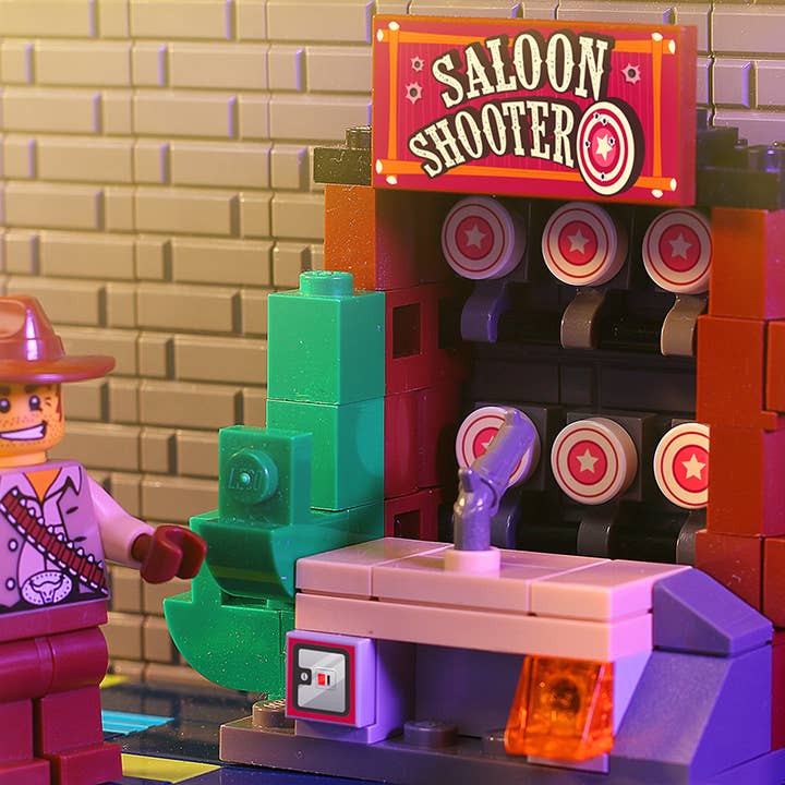 B3 Customs - Wholesale Building Set - Kids - Saloon Shooter - Custom LEGO Arcade Game