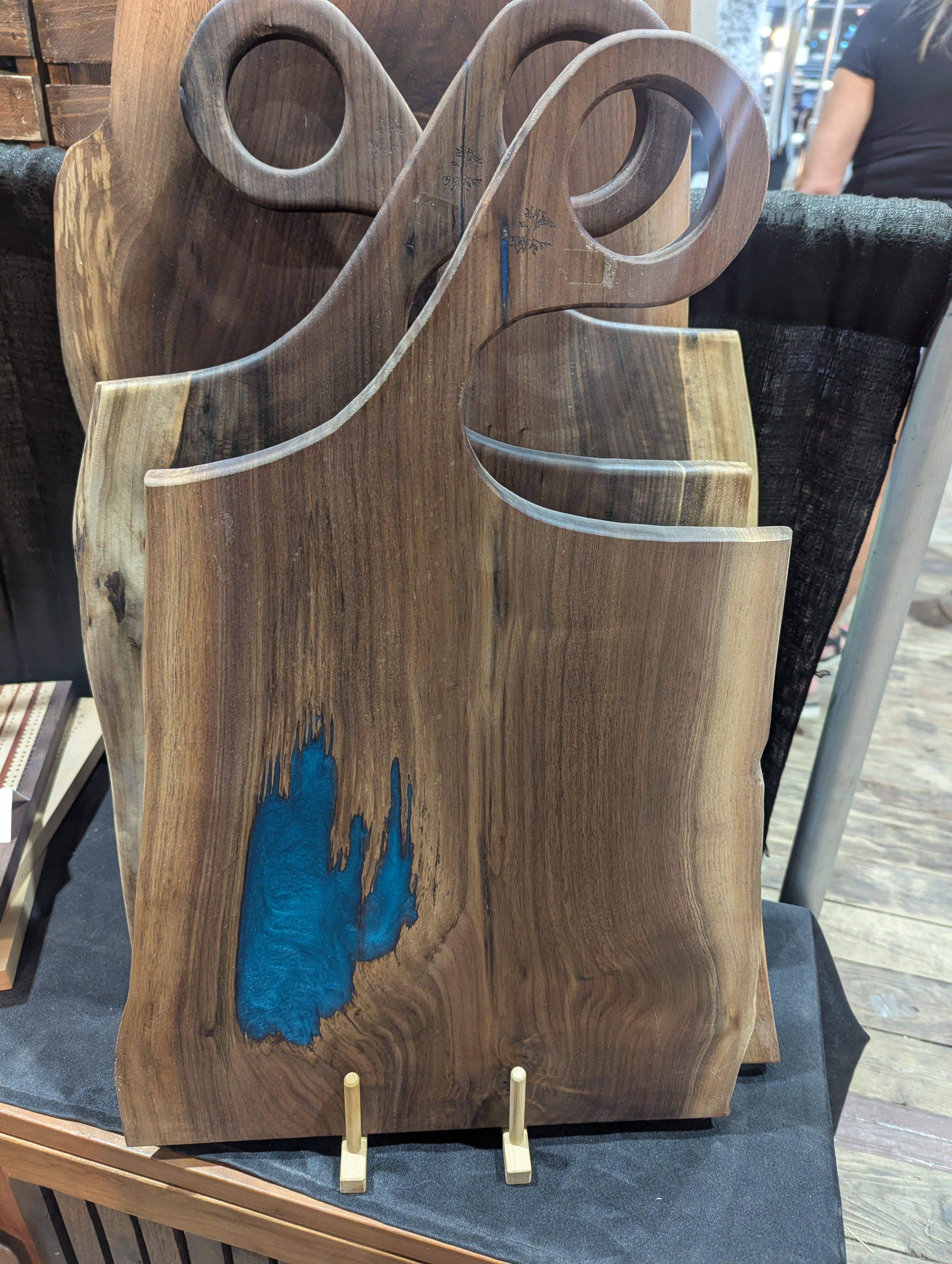 Roots to Branches Inc. - Wholesale Cheese Board - Large Charcuterie Board with Epoxy