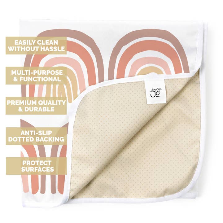 Wildkin - Wholesale Play mat – Kids & baby - Baby Splat Mat - Boho Rainbow3