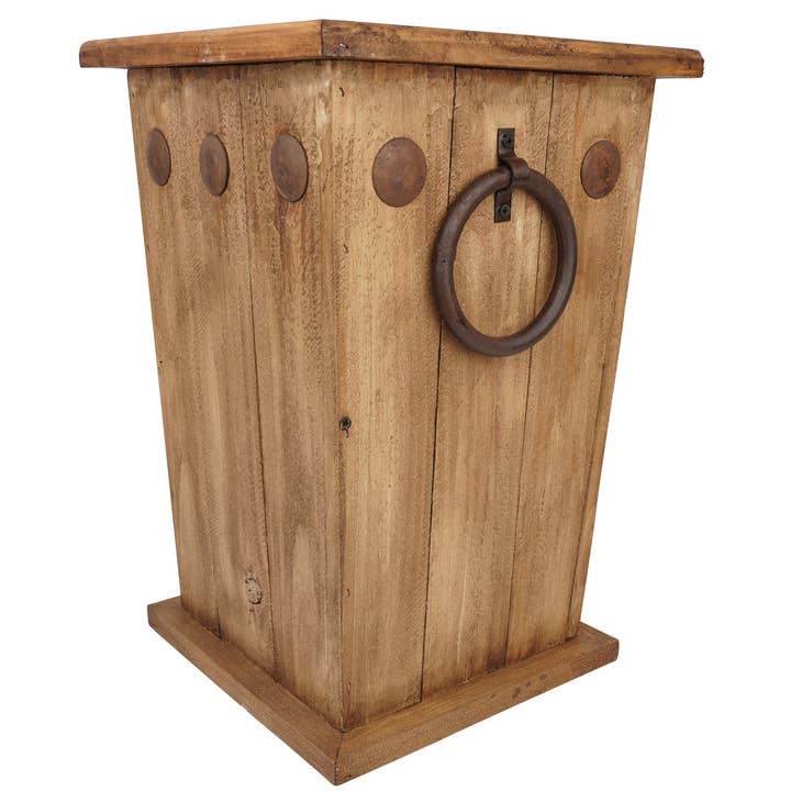 My Amigos Imports - Wholesale Planter Box - Midland Farmhouse Rustic Wood Planter-Garden-Antiqued White