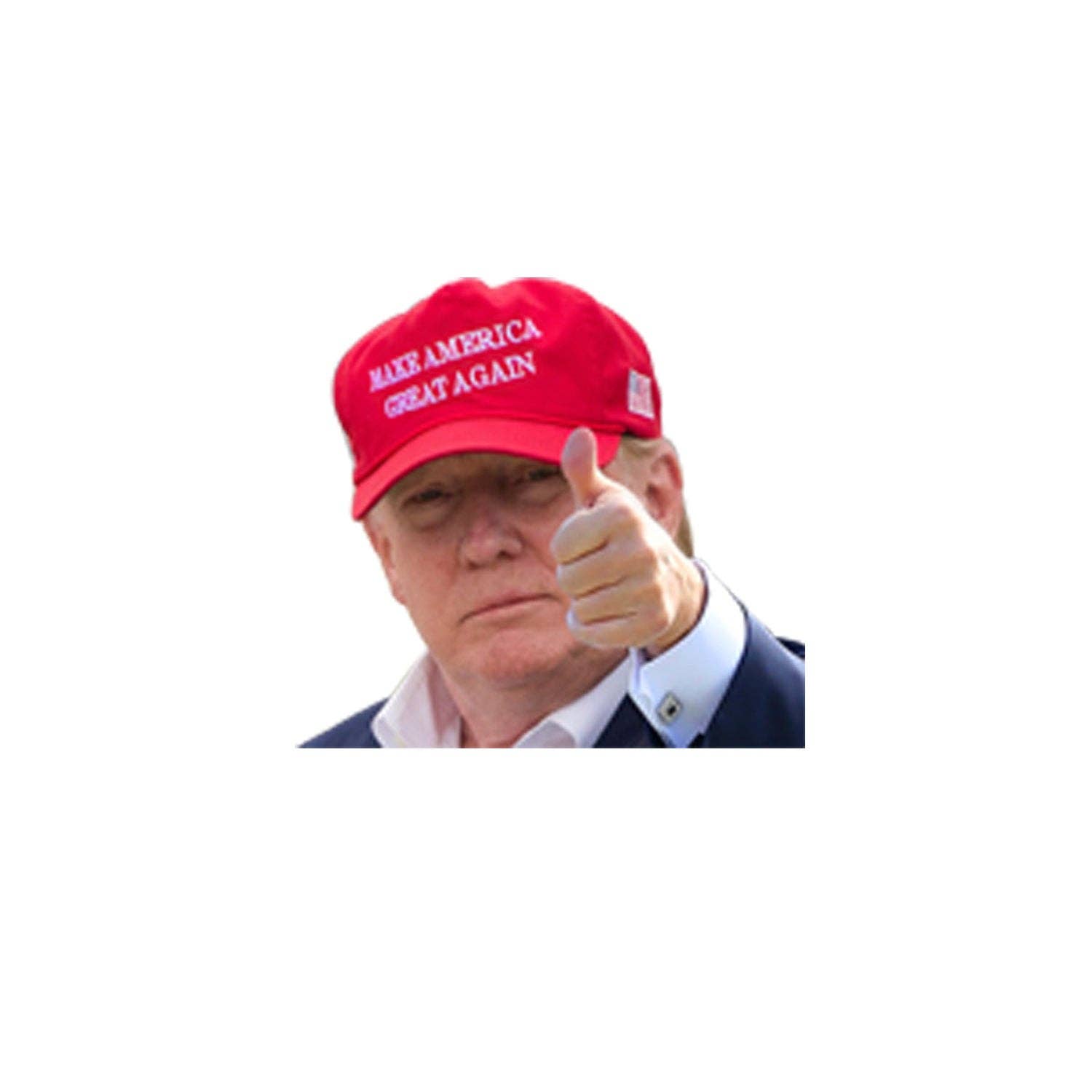 AAHS Enterprises - Wholesale Sticker - Donald Trump Decals Car Stickers Funny Left Window Peel Off Political (Trump Red hat)