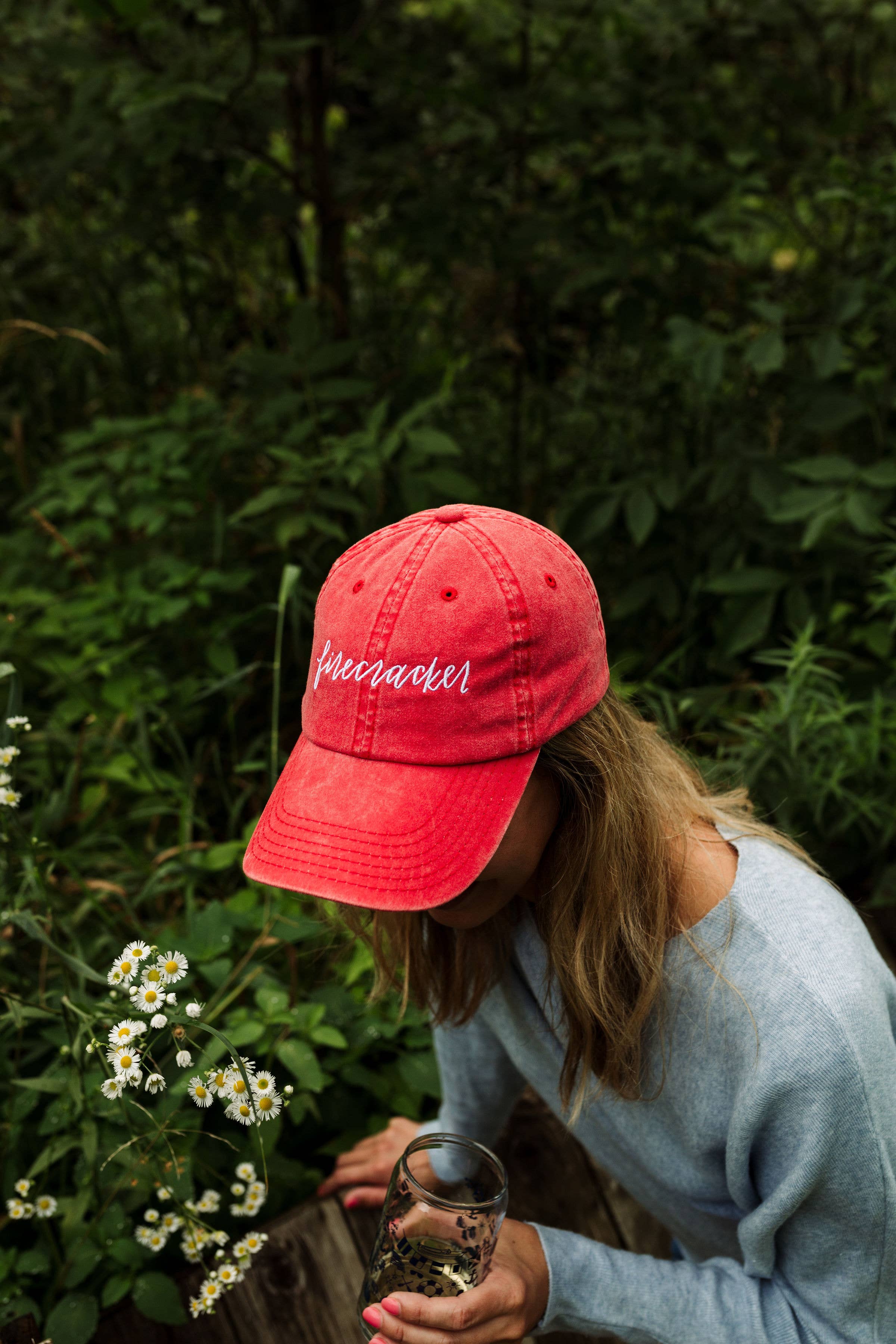 Waves of Grace Letter Co. - Wholesale Baseball Cap - Women's - Firecracker baseball hat12