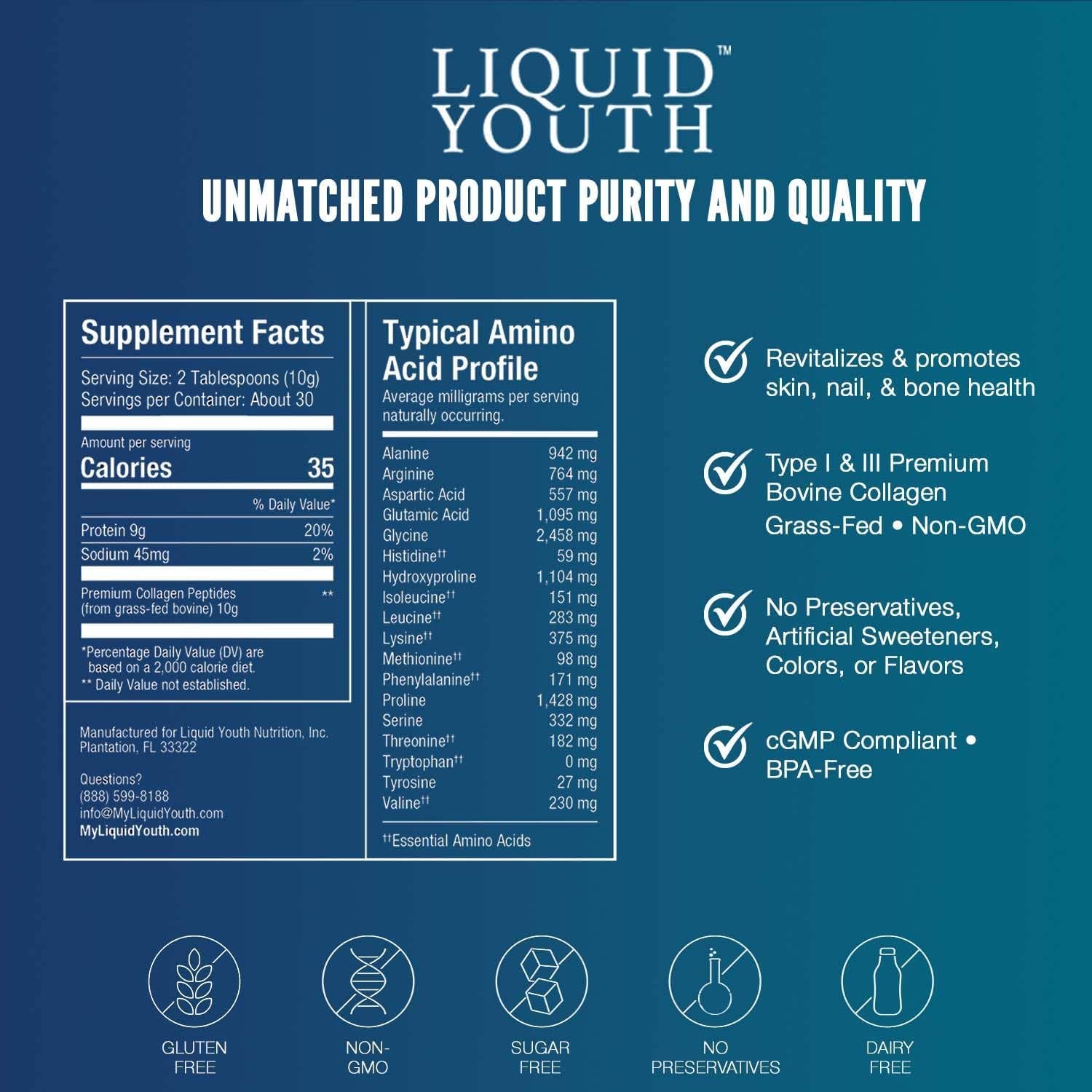 Liquid Youth - Wholesale Powdered Health Drink - Collagen Powder | Premium Collagen Peptides by Liquid Youth™5