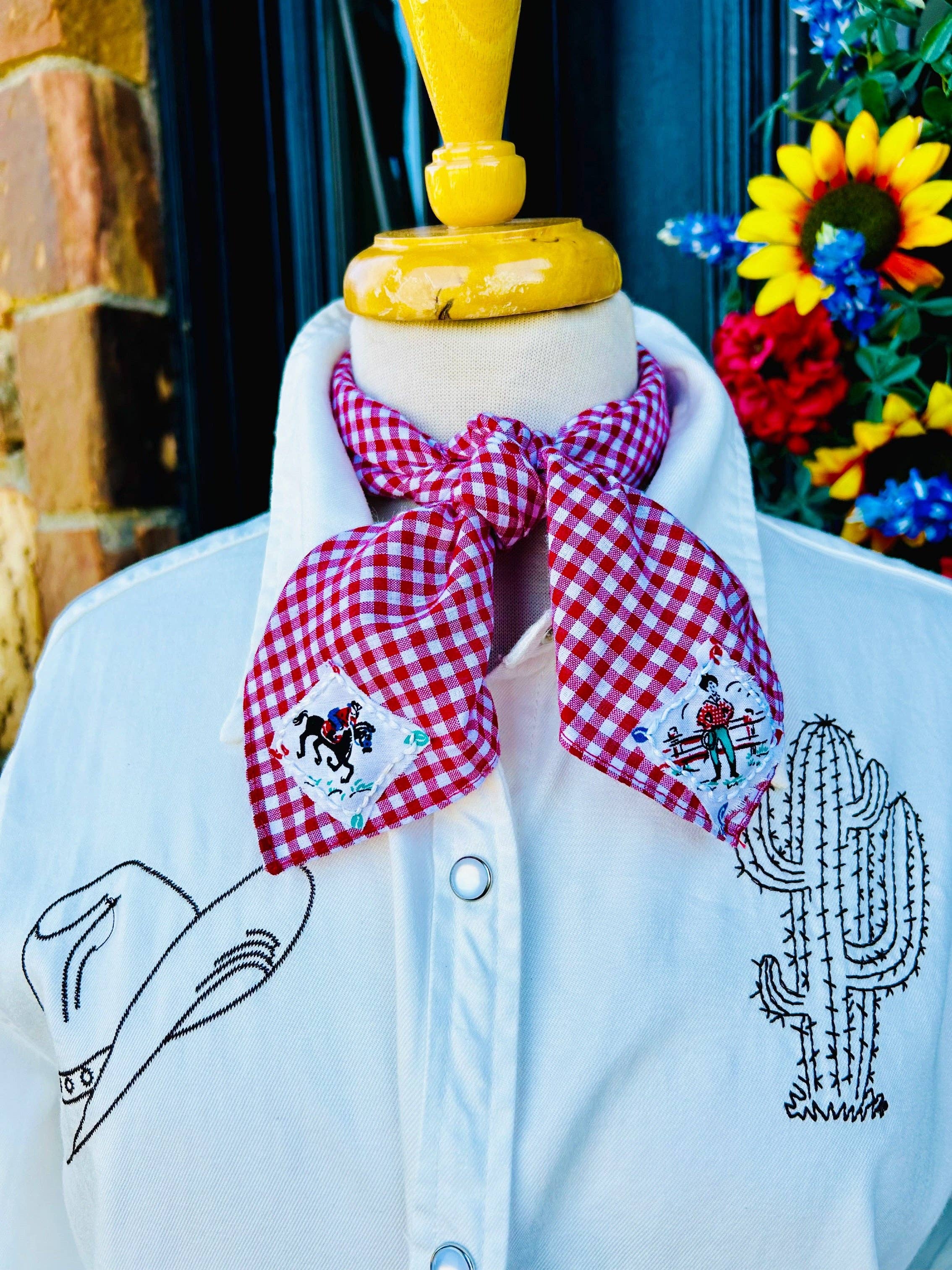 Pradera - Purveyors of the West - Vendita all'ingrosso Bandana - Unisex - Bandana Ricamata Cowpunchers2