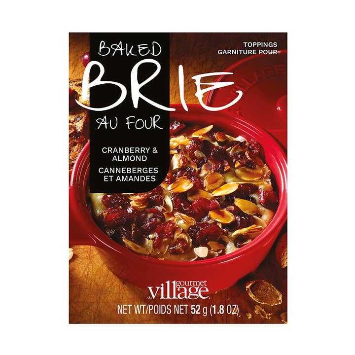 Brie Topping Mix Cranberry Almond for wholesale by Gourmet Du Village