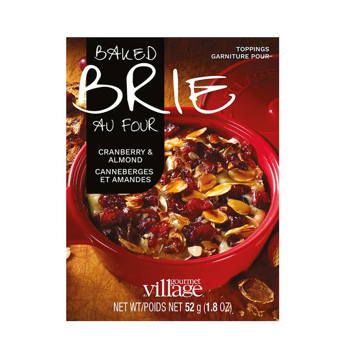 Brie Topping Mix Cranberry Almond for wholesale by Gourmet Du Village