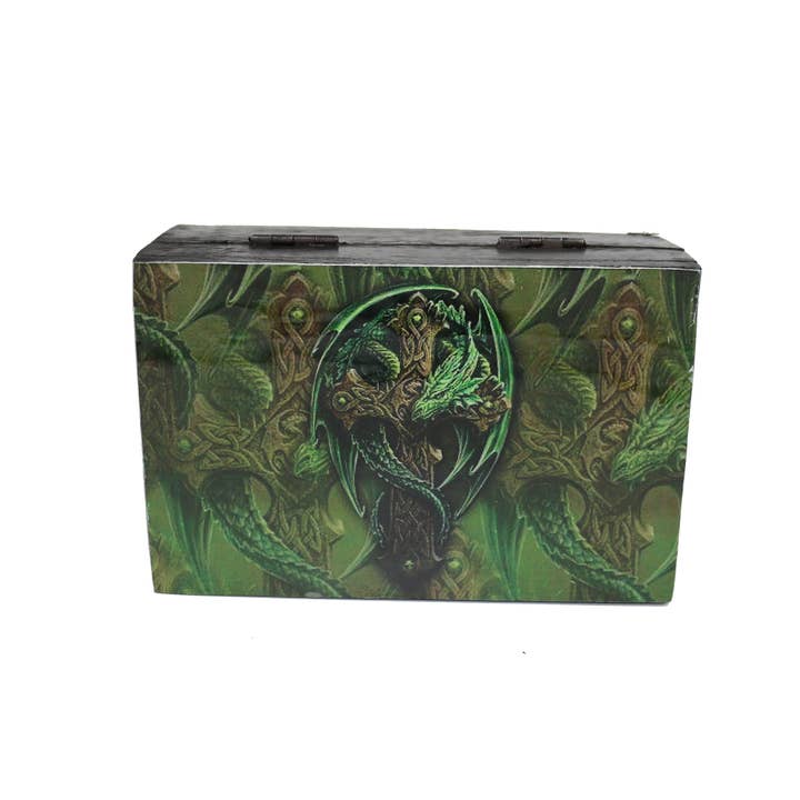 Designs by Deekay Inc. – Großhandel Schmuckschatulle/-Organizer – Holzaufbewahrungsbox 15 x 10 cm – Keltisches Kreuz (Schwarz)2