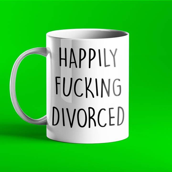 Happily Fucking Divorced - Drôle pour la vente par Prickly Cards