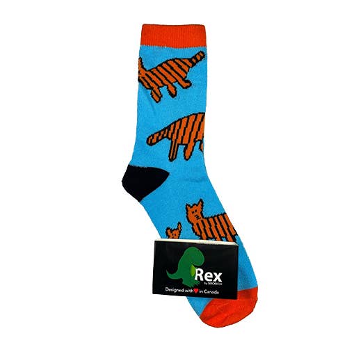 Kids Tiger Sock for engroshandel hos Rex by SOCKBOX