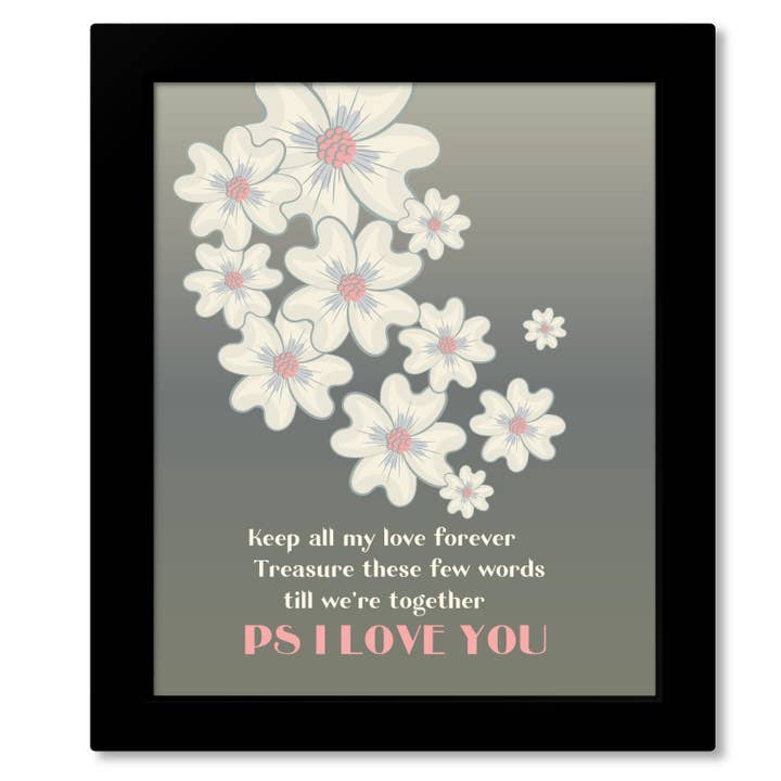 Song Lyrics Art – wholesale Art print – PS I Love You by Beatles - Music Memorabilia Love Song Art