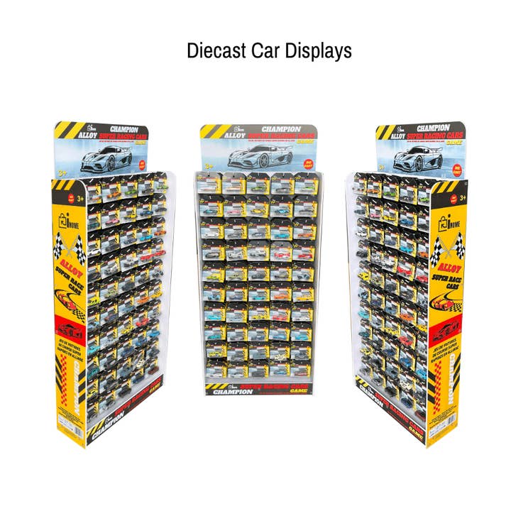 250 Piece Dicast Car Display for wholesale by Inome