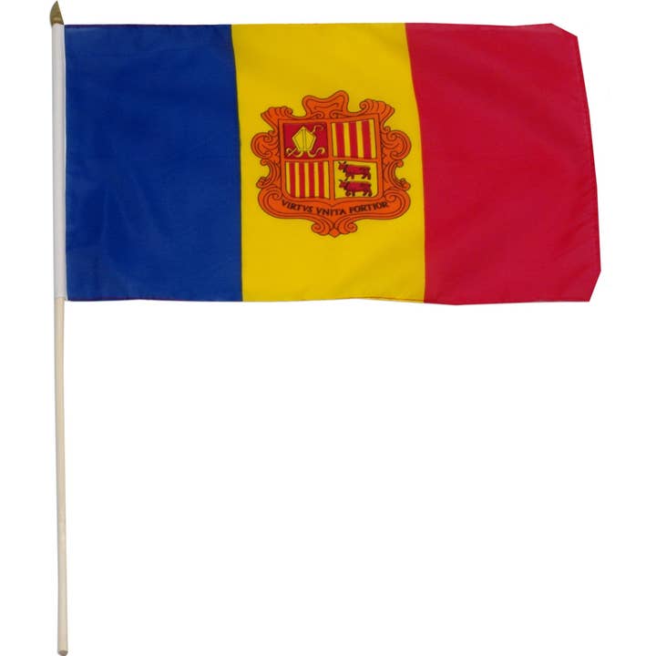 Flagge Andorras, 30,5 x 45,7 cm für den Großhandel von 1-800 Flags