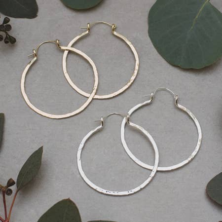 Boucles d'oreilles primitives-Or pour la vente par Glee Jewelry