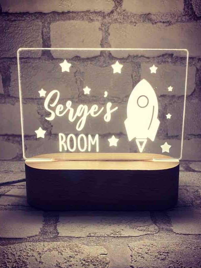 Personlig eller ej personlig ljuslåda - Namn och stjärnor för wholesale av The Funky Deer