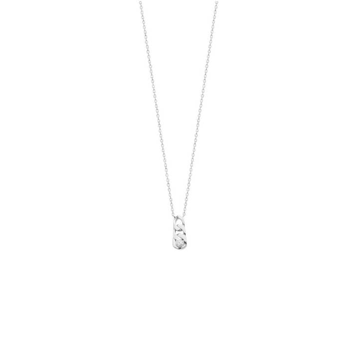 JewelryPrivateLabel Kenna Collier en argent sterling 925 rhodié et zircone cubique pour la vente par Jewelry Private Label