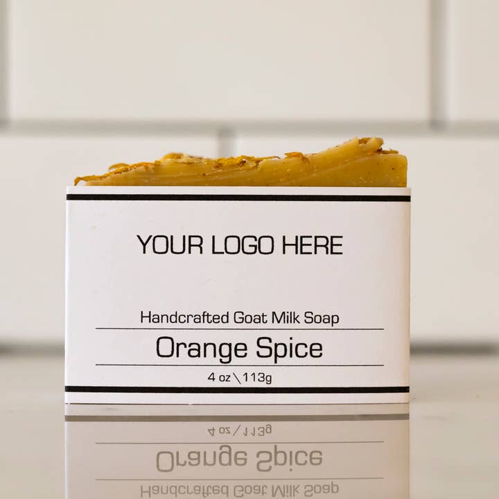 Old Factory Soap + Parousia Perfumes - Wholesale Bar Soap - Private Label Goats Milk Soap Style 1 - with your logo!