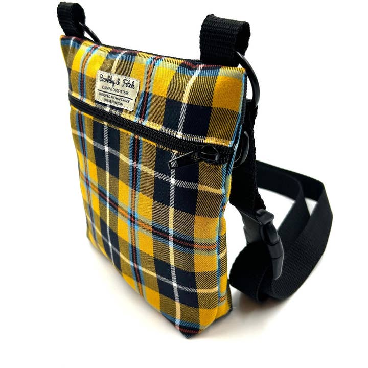 Barkley and Fetch – wholesale Pet treat bag – Dog – Cornish Tartan Dog Walk and Treat Bag1