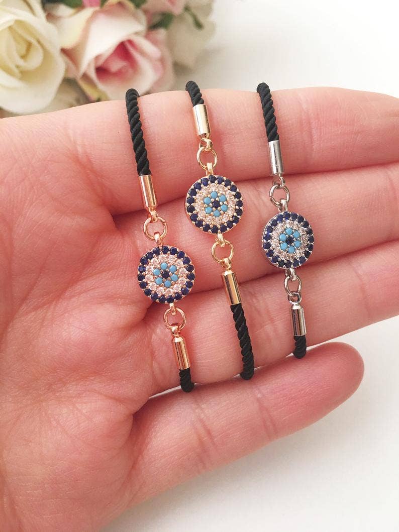 Evileyefavor – wholesale Jewellery set – Evil Eye Bracelet Set, Adjustable Bracelet, Lucky Greek Evil Eye Bracelet6