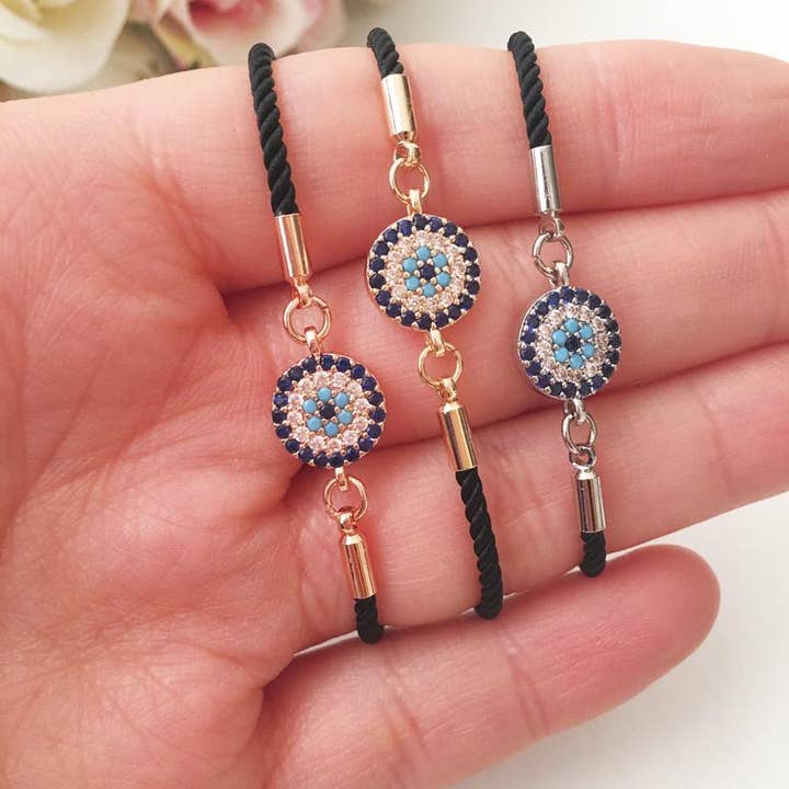Evileyefavor – wholesale Jewellery set – Evil Eye Bracelet Set, Adjustable Bracelet, Lucky Greek Evil Eye Bracelet6