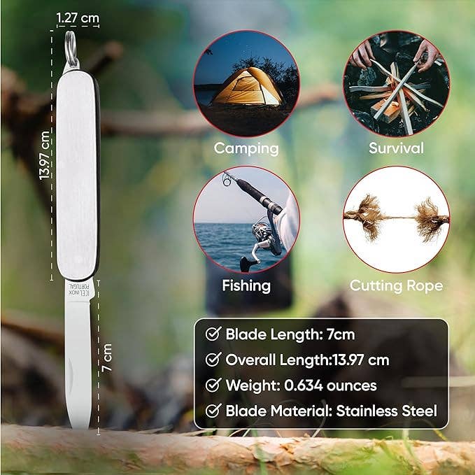 ICEL USA – wholesale Pocket knife/holder – 3"  (70mm) Icel Pocket knives,  straight, color options9