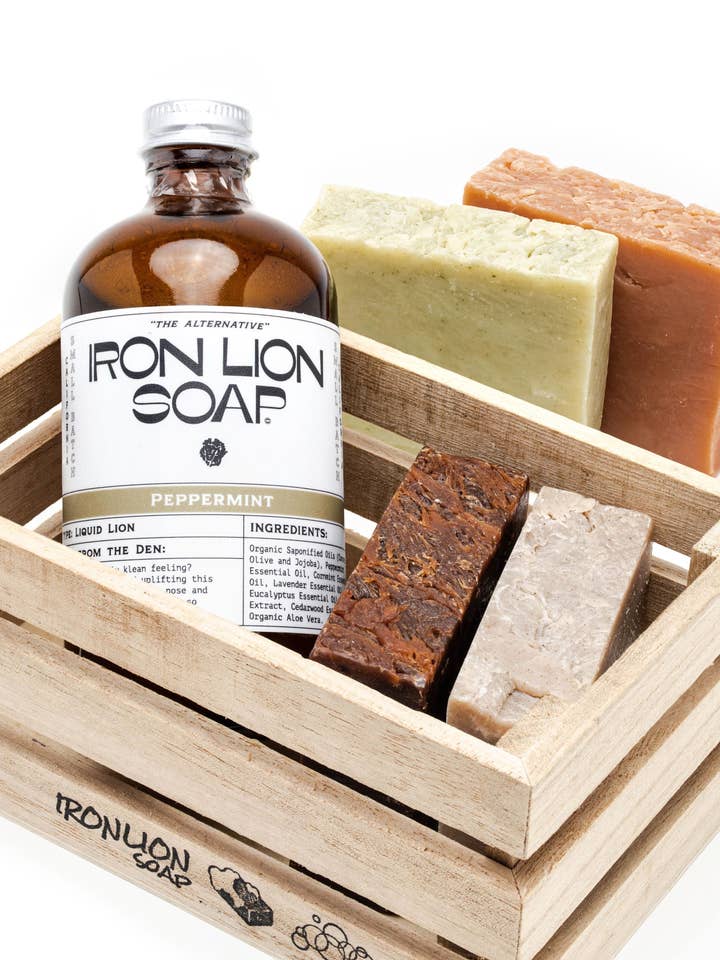 A Reinicialização da Pele por atacado de Iron Lion Soap