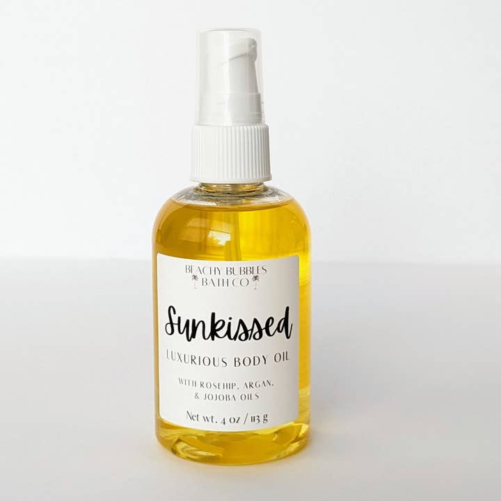 Beachy Bubbles Bath Co - Wholesale Bath/Body Oil - Sunkissed Body Oil