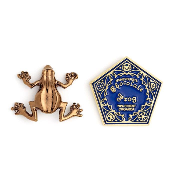 Harry Potter Chocolate Frog Metal Pin Set for wholesale by Lionstar