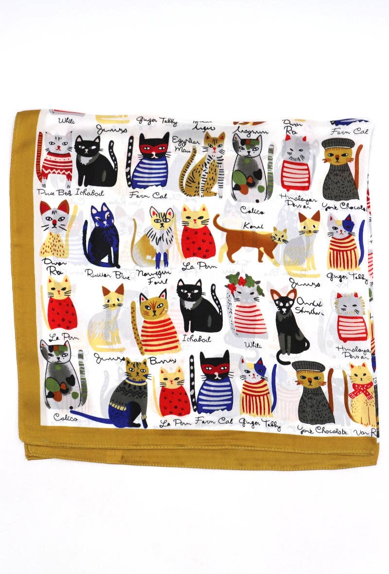 LIL' MOON - Wholesale Scarf - Women's - Square #SQ230021