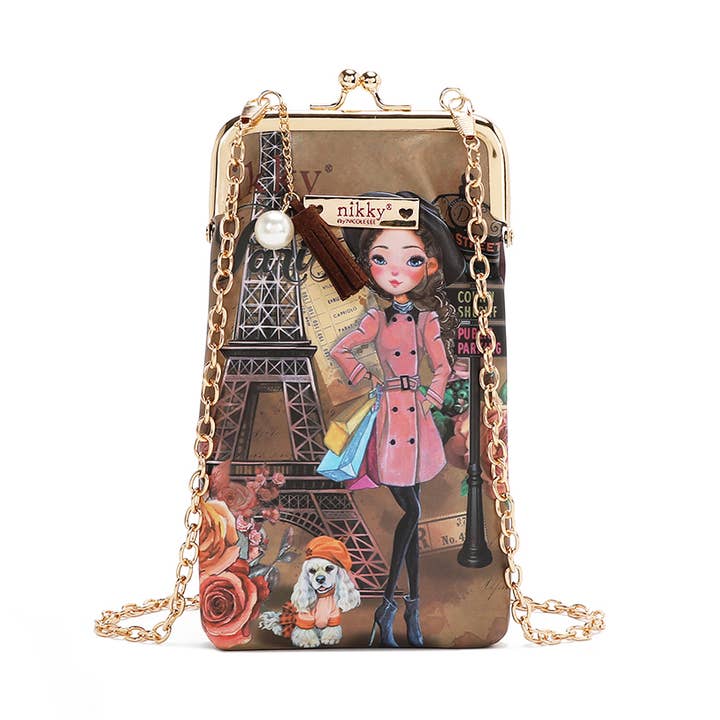 NIKKY KISSLOCK TELEFON OCH SOLGLASÖGONVÄSKA för wholesale av Nicole Lee USA