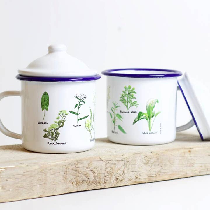 Vilda livsmedel | Emalj mugg för wholesale av Rolfe and Wills