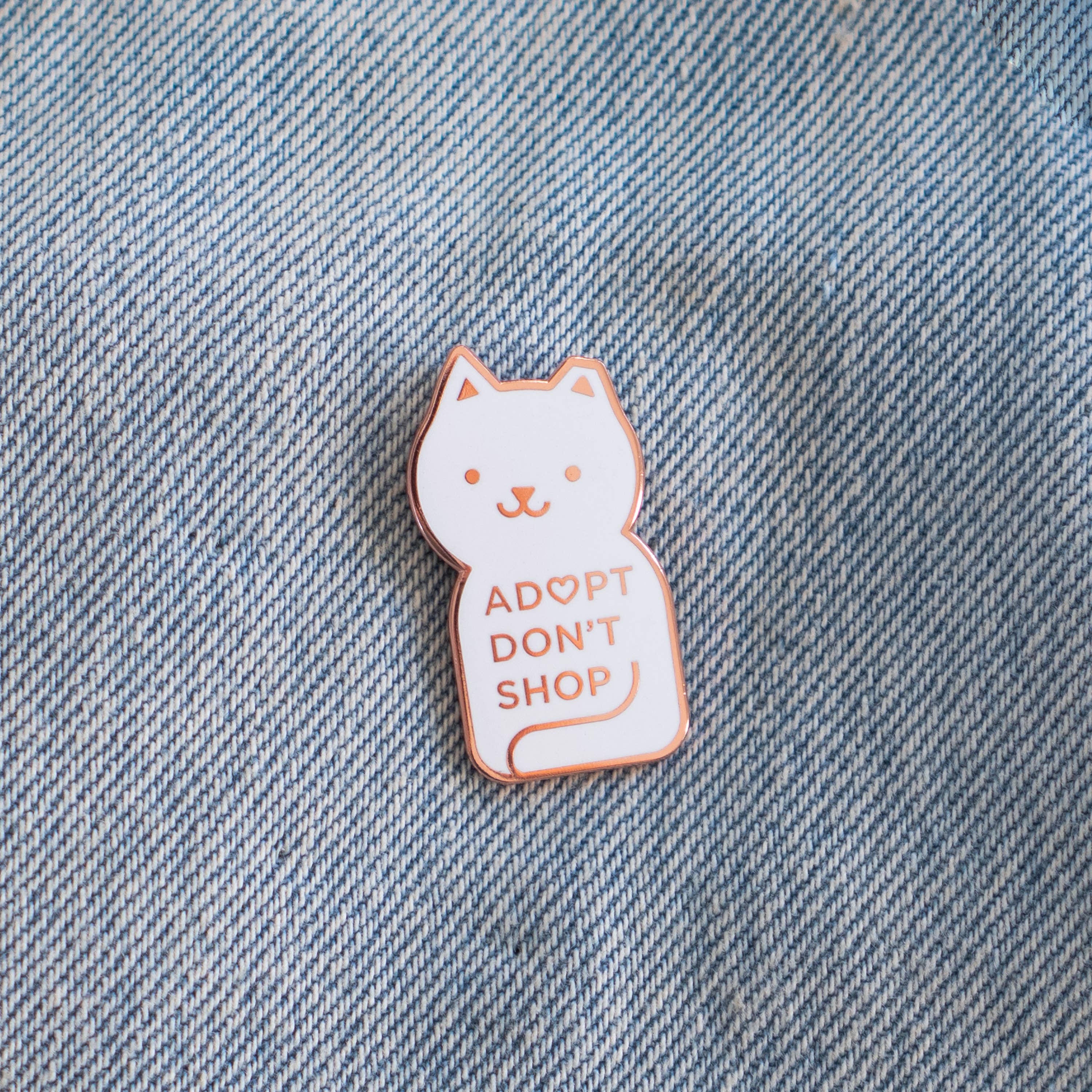 Everyday Olive - Wholesale Lapel Pin/Button - Adopt Don't Shop Pin0