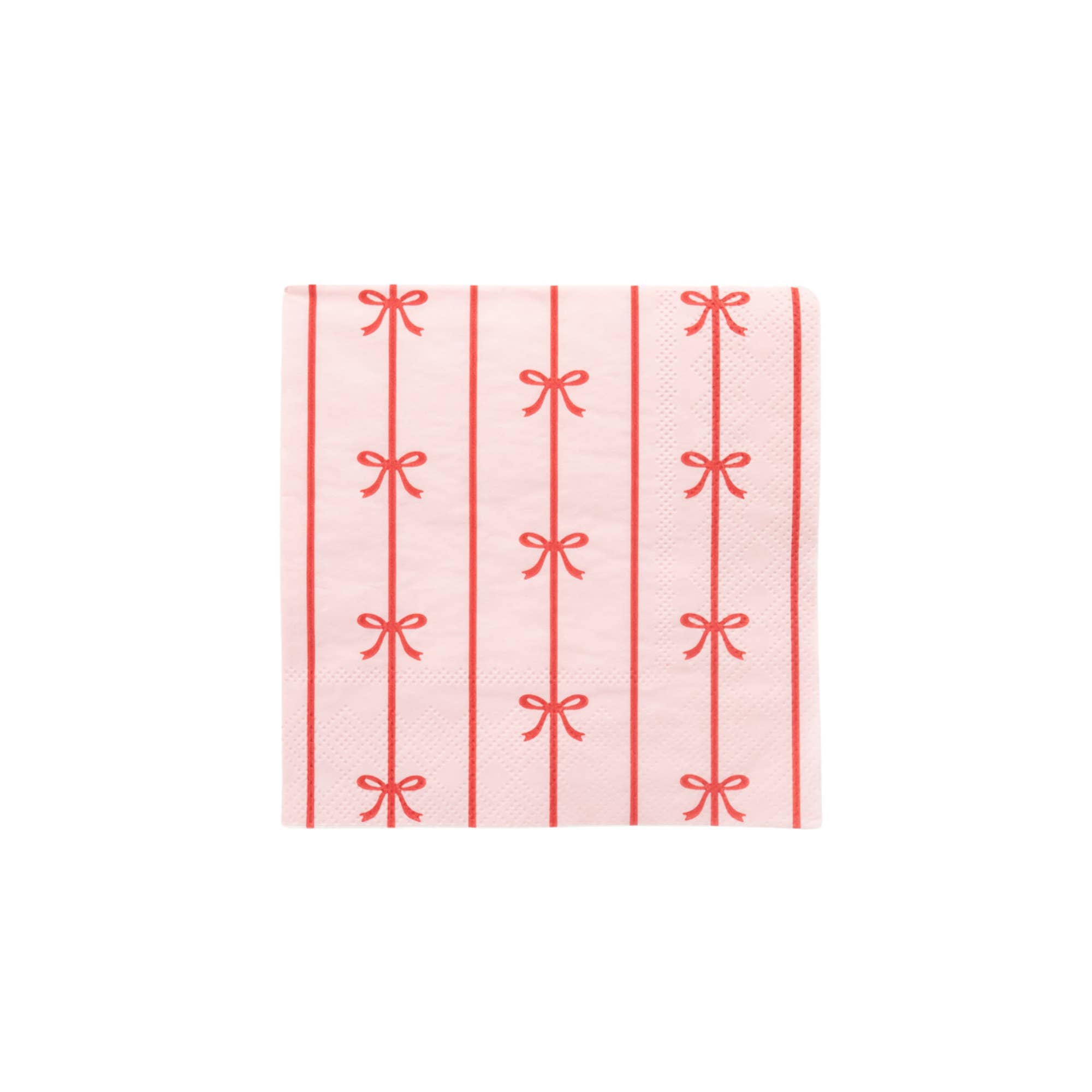 Bonjour Fête - Venta al por mayor Servilletas desechables - SERVILLETAS PEQUEÑAS CON LAZO CARACTERÍSTICO
