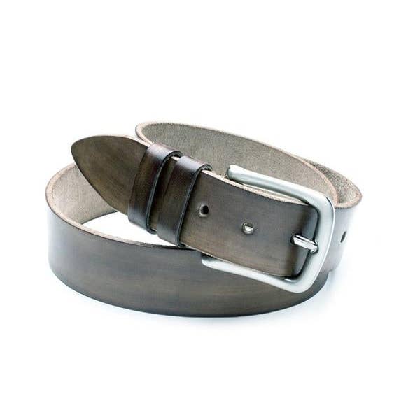 Vintage handfärgat bälte i Sabbia för wholesale av Risch Shoes