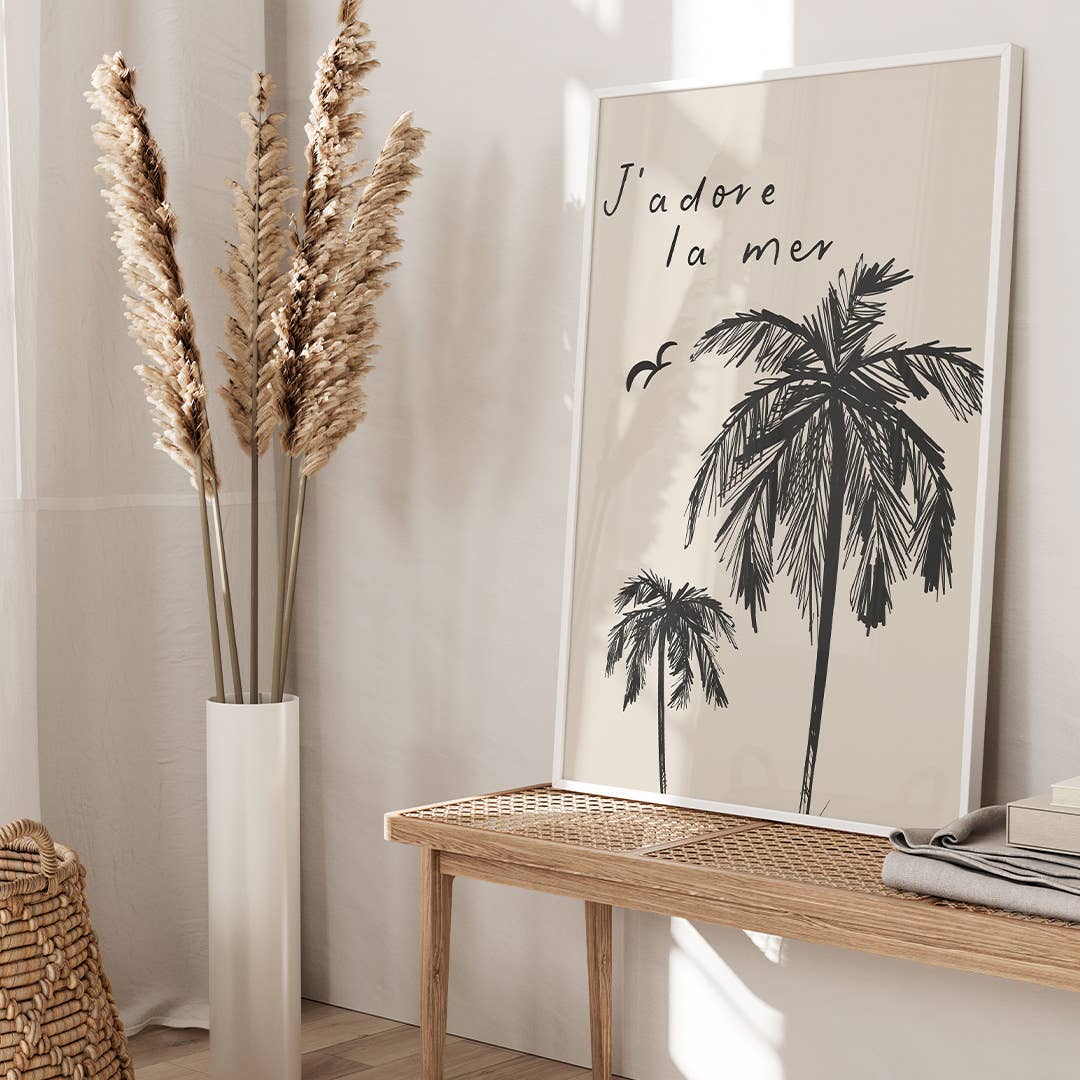 Seven Icons Store - Wholesale Art Print - J'adore la mer, I love the sea, Art Print3