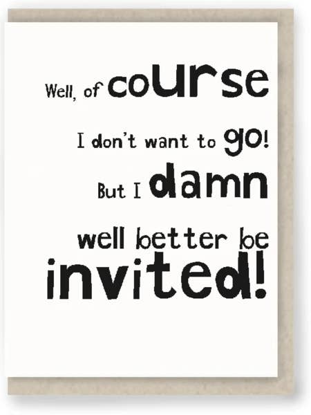 947: Don't Want to Go ... Funny Birthday / Funny Age for wholesale by Hit and Run Greetings