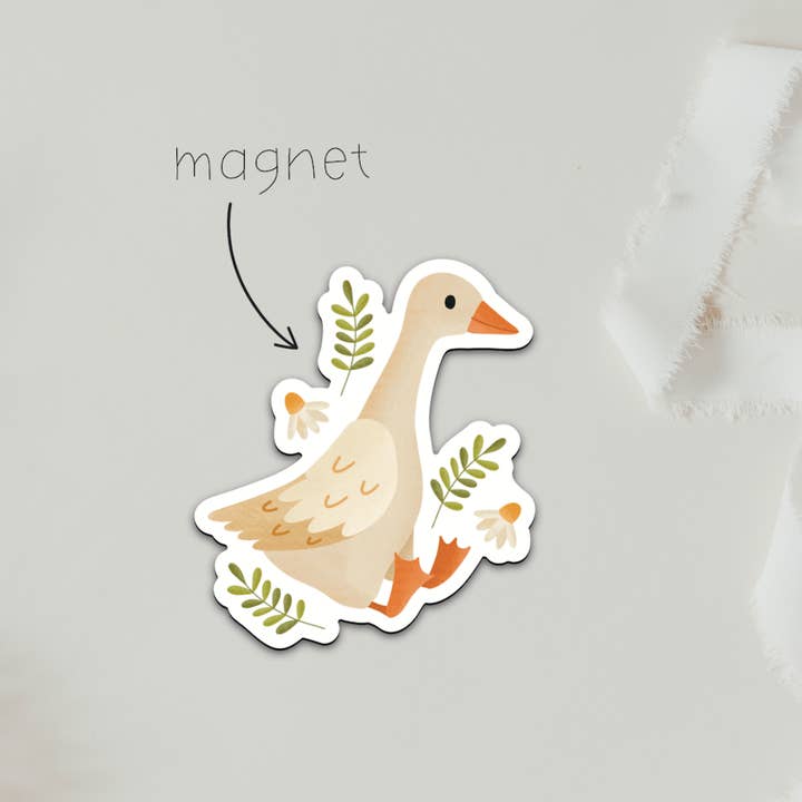 Magnet goose meadow - fridge magnet gift for wholesale by Tilda&Theo
