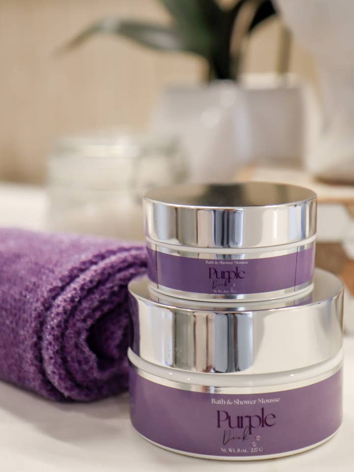 Bath & Shower Mousse for wholesale by Purple Duck