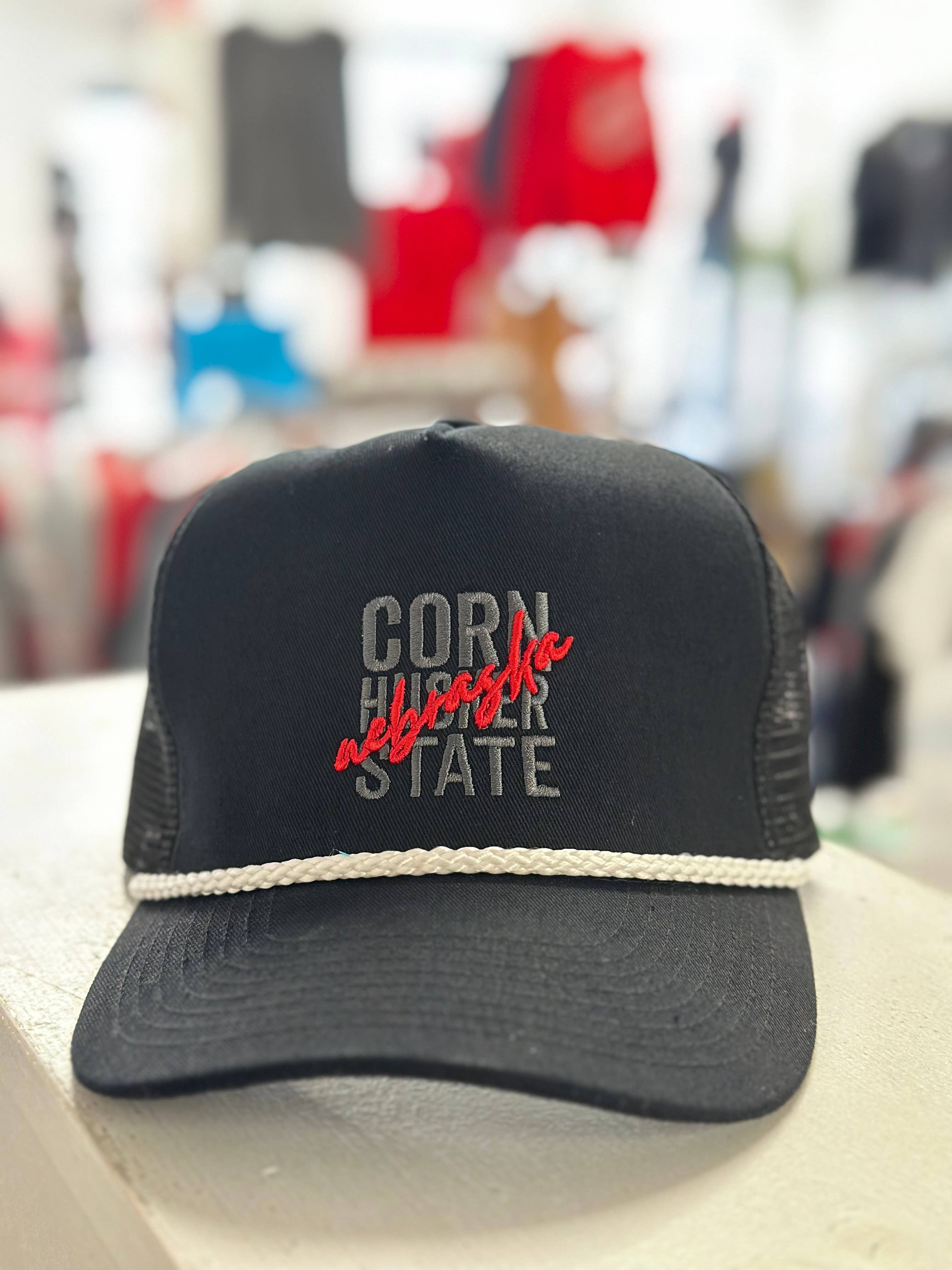 Sunshine and Jade - Wholesale Trucker Hat - Unisex - Cornhusker State Nebraska Hat